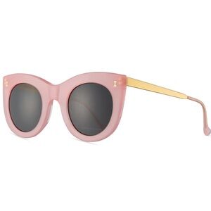 Illesteva Boca II Monochromatic Cat-Eye Sunglasses, Pink